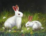 unknow artist Rabbit France oil painting art